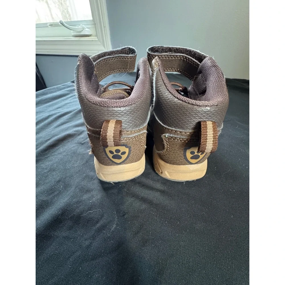 Nickelodeon Paw Patrol Toddler Boys Brown Hiking Boots Chase Marshall Size‎ 7